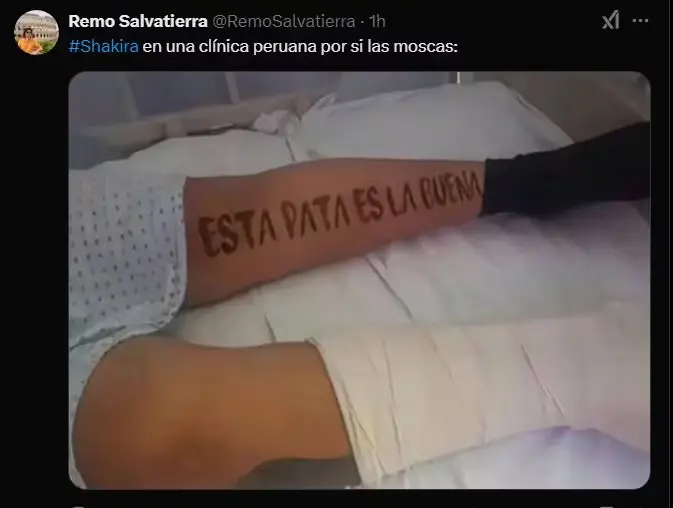 shakira en lima meme 